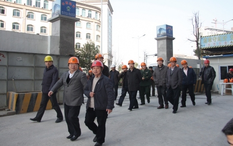 原市委常委、常务副市长杨建新视察中兴大厦